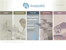 Tablet Screenshot of anaptysbio.com